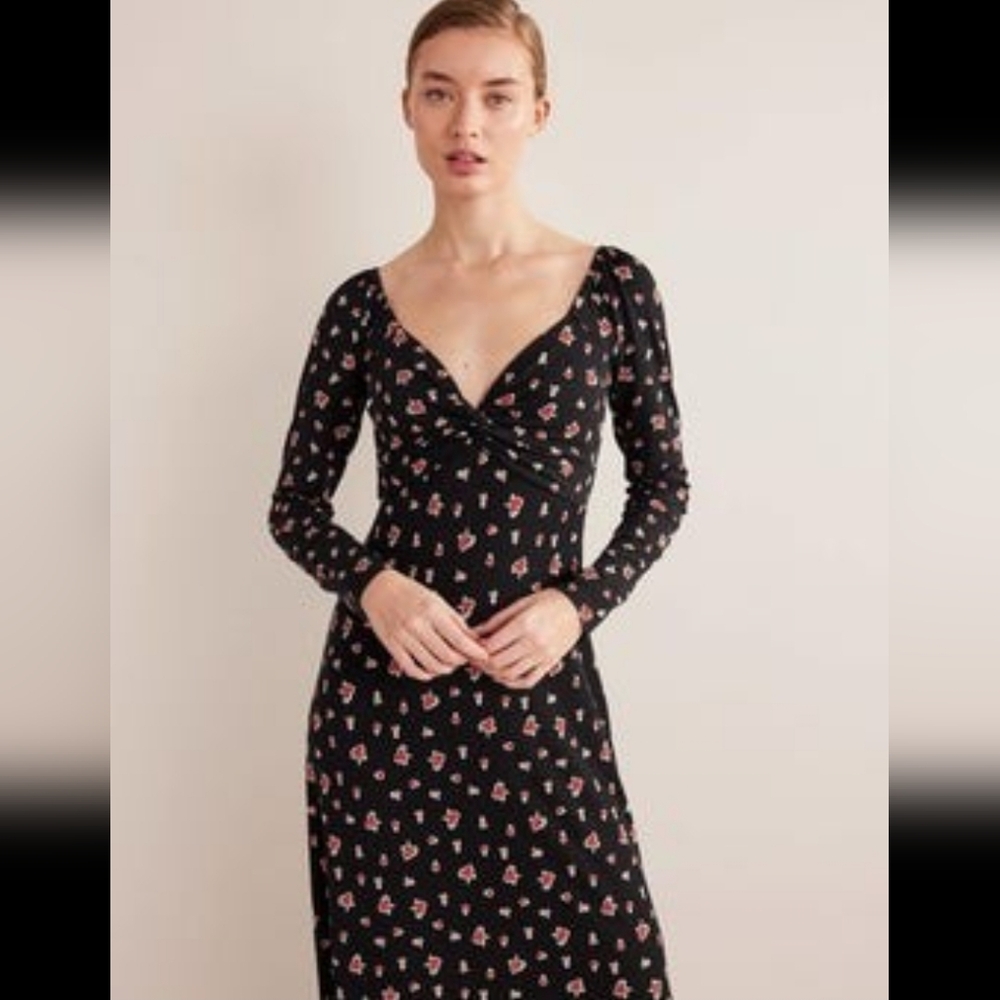 Boden Floral Maxi Dress Size 6